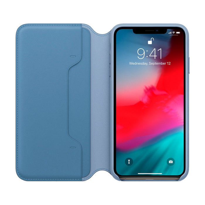 Carcasa Apple Leather Folio iPhone XS Max Original