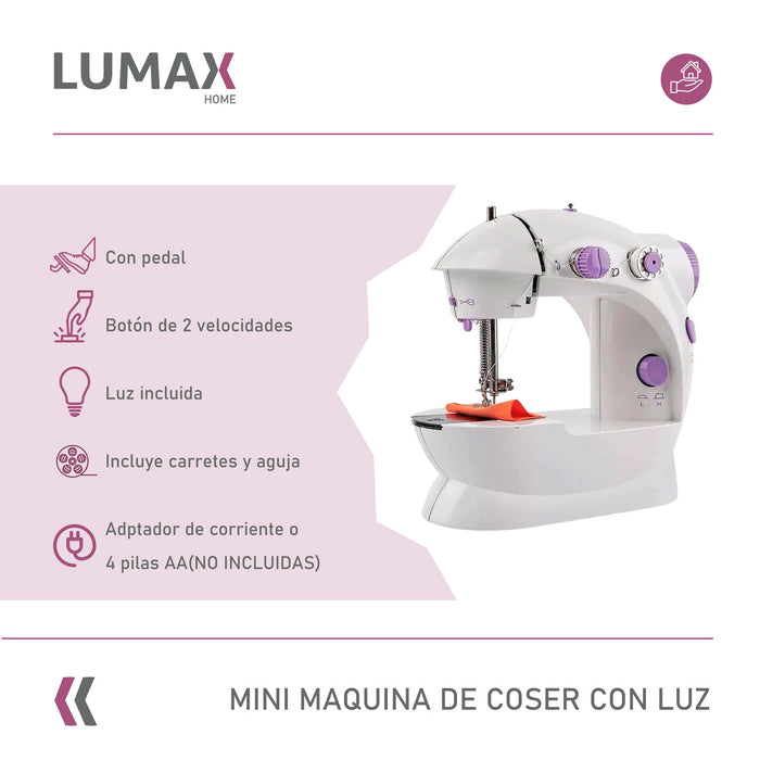 Maquina De Coser Portatil 220v Y Pilas (Principal) ZGB-007