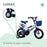 Bicicleta Infantil Lumax Aro 14 Color Azul