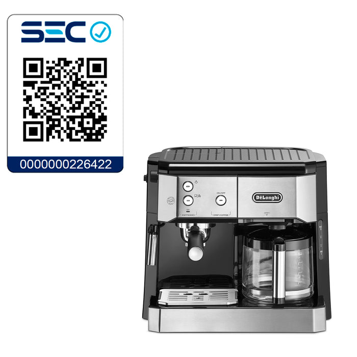 Cafetera DeLonghi Espresso y Filtro Combi BCO420.1