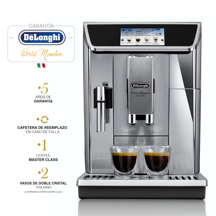 Cafetera DeLonghi Super Automatica Prima Donna ECAM650.75