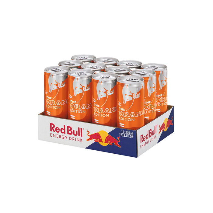 Bebida Energetica Red Bull Orange Edition 12 Latas De 250ml
