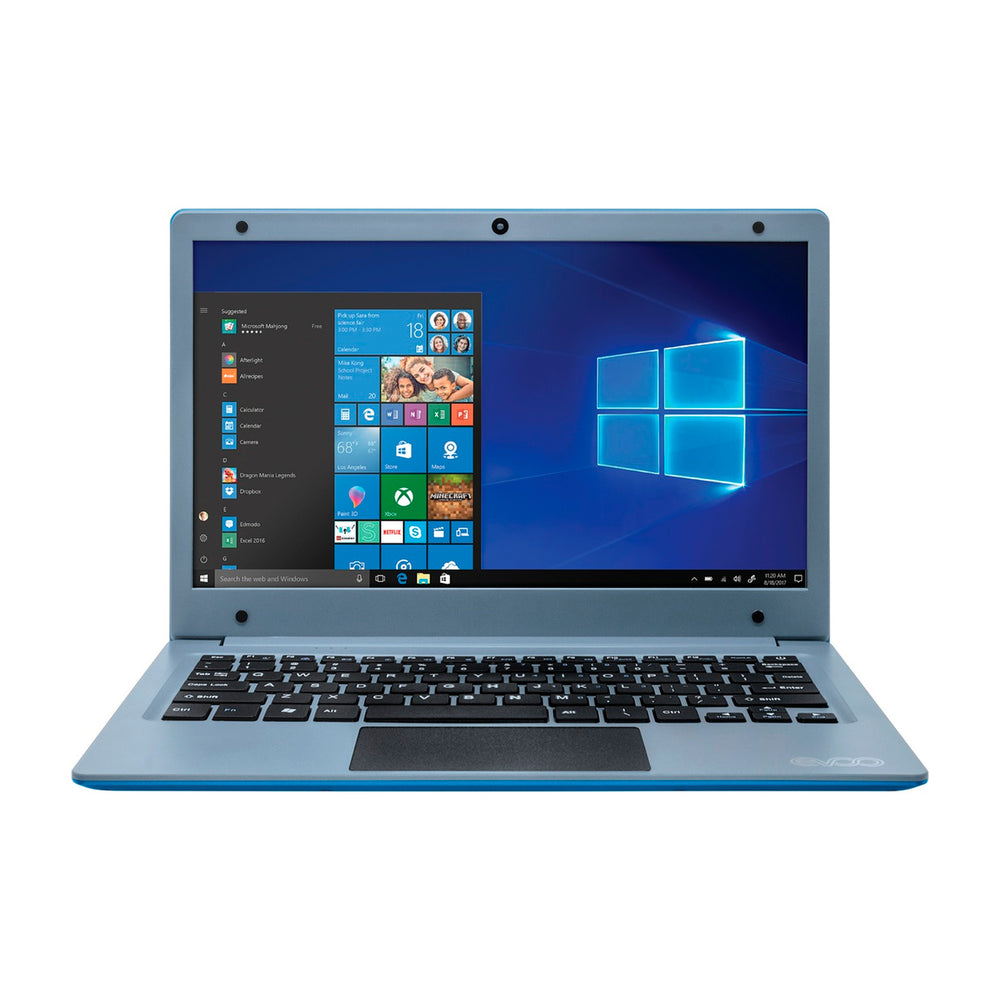 Notebook Evoo 11.6" 4GB/64GB Ultra Fino Azul