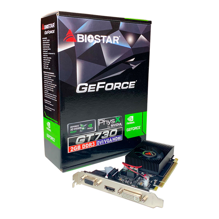 Tarjeta de Video Biostar nVidia GeForce GT730 2GB