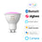 Ampolleta LED Inteligente Philips hue GU10 4.3W 350lm RGB