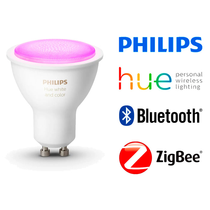 Ampolleta Philips Hue Gu10 Blanco Colores Y Bluetooth