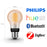 Ampolleta LED Philips Hue Vintage Bulbo A60 BT