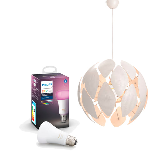 Pack Philips Hue Lampara Techo Chiffon + Ampolleta Hue Color