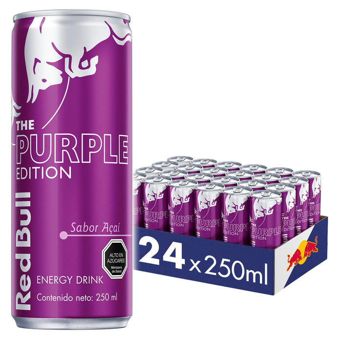 Red Bull Purple Acai 24 Latas 250ml