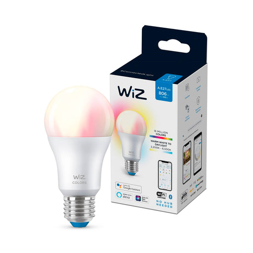 Ampolleta LED Inteligente WiZ Blanco & Colores 9w E27 WiFi