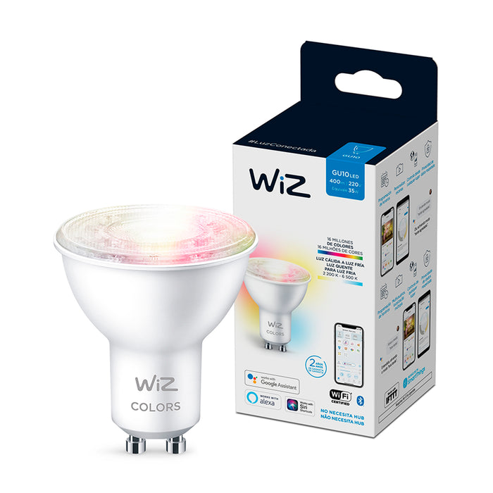 Ampolleta LED Inteligente WiZ Blanco & Colores GU10 WiFi