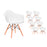 Pack 10 Silla Eames Butaca Blanca DAW